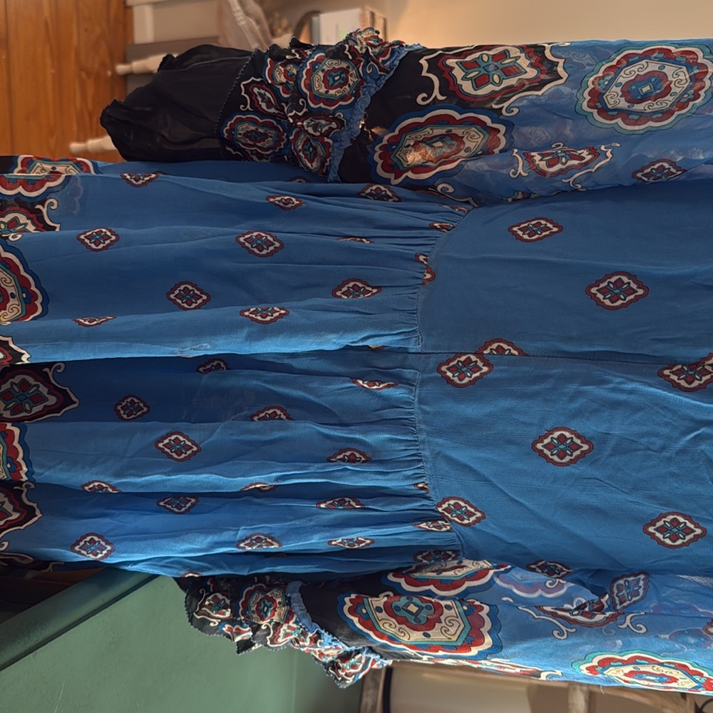 FARM Rio Blue Maxi Dress - Picture 5 of 16